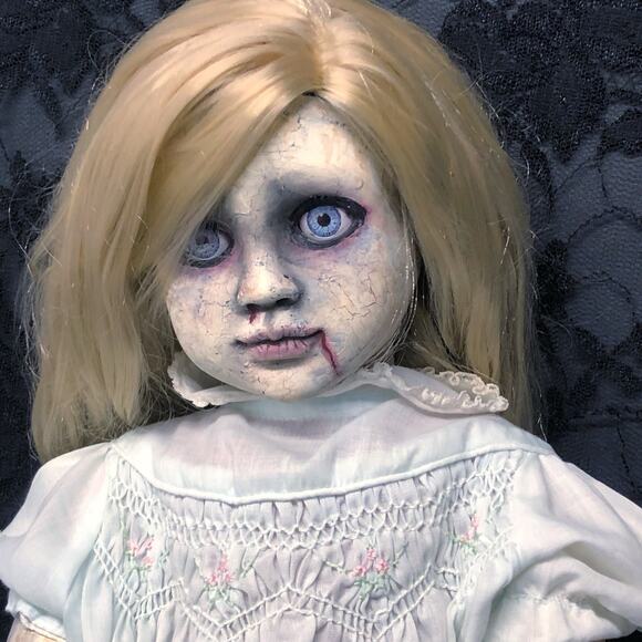 OOAK Creepy Odd 18” Haunted Ghost Zombie Undead Scary Halloween Horror Art Doll - Picture 8 of 15